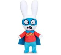 Simon-Peluche Lapin Simon Qualité Super Soft (29Cm,Super-Heros)