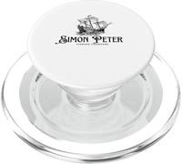Simon Peter Fishing Charters Jésus Chrétiens Dieu PopSockets PopGrip pour MagSafe