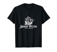 Simon Peter Fishing Charters Jésus Chrétiens Dieu T-Shirt