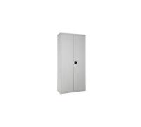 Simon Rack Armoire Metallique, 1800x800x400 mm, 2 Porte, avec 4 Étagères, Gris - Simonlocker