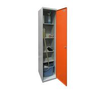 Armoire avec 1 porte 40 cm gris et orange Cleaning Simonrack