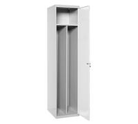 Simon Rack Casier Vestiaire Metallique, 1 Porte, 1800x400x500 mm, Gris/Blanc, 1800x400x500