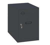 Simon Rack Casier Vestiaire Metallique Petit, 475x300x500 mm, Armoire Metallique Petit, Comprend la Clé, Anthracite - Simonlocker