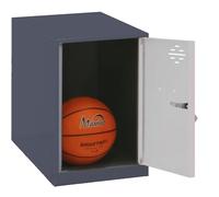 Simon Rack Casier Vestiaire Metallique Petit, 475x300x500 mm, Armoire Metallique Petit, Comprend la Clé, Anthracite/Gris - Simonlocker