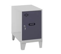 Simon Rack Casier Vestiaire Metallique Petit, 575x300x500 mm, Armoire Metallique Petit, Comprend la Clé, Gris/Anthracite - Simonlocker