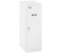 Simon Rack Casier Vestiaire Metallique Petit, 915x300x500 mm, Armoire Metallique Petit, Comprend la Clé, Blanc - Simonlocker