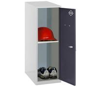 Simon Rack Casier Vestiaire Metallique Petit, 915x300x500 mm, Armoire Metallique Petit, Comprend la Clé, Gris/Anthracite - Simonlocker