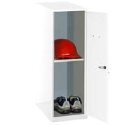 Simon Rack Casier Vestiaire Metallique Petit, 915x300x500 mm, Armoire Metallique Petit, Comprend la Clé, Blanc - Simonlocker