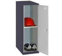 Simon Rack Casier Vestiaire Metallique Petit, 915x400x500 mm, Armoire Metallique Petit, Comprend la Clé, Anthracite/Gris - Simonlocker