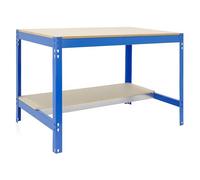 Simonrack Établi Kit BT-3 840x1200x750 mm Capacité 600 kg Bleu/Bois