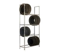 Simon Rack Étagère á pneus, 16 pneus, 2000x1000x300 mm, Porte-Pneu en Métal, Charge jusqu'à 90 kg, Galvanisé - Simonauto