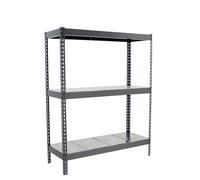 Simon Rack Étagère Industrielle, 1500 x 1200 x 600 mm, 400 kg de Point Flexion, 3 étagères, étagères de Rangement, étagères métalliques, Gris/galvanisé - SimonTaller