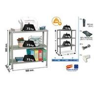 - Etagère de rangement 900x900x300mm Gris foncé Charge 75Kg - Advantage 3/300