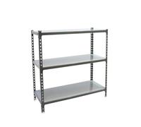 Simon Rack Étagère Rangement et 3 Niveaux, 180 kg Capacité de Charge et Point de Flexion, 1000x900x500 mm, Étagère Charge Lourde, Étagère Garage, Anthracite/Galvanisé - Simonclick