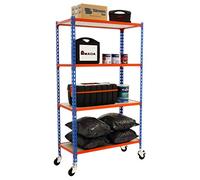 Simon Rack Étagère métallique avec roulettes 1575x1100x500 mm - Maderclick