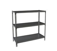 Simon Rack Étagère Rangement et 3 Niveaux, 200 kg Capacité de Charge et Point de Flexion, 1000x1100x500 mm, Étagère Charge Lourde, Étagère Garage, Anthracite - Simonclick