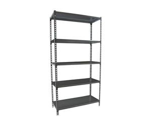 Simon Rack Étagère Rangement et 5 Niveaux, 180 kg Capacité de Charge et Point de Flexion, 2000x1000x500 mm, Étagère Charge Lourde, Étagère Garage, Anthracite - Simonclick