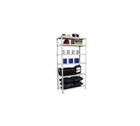 Simon Rack Étagère Rangement et 6 Niveaux, 180 kg Capacité de Charge et Point de Flexion, 2500x800x500 mm, Étagère Charge Lourde, Étagère Garage, Galvanisé - Simonclick
