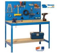 Simonrack Kit établi BT-2 1500 1440x1500x600 mm Bleu/Bois
