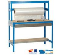 - Kit Etabli avec tiroir 1440x1200x750mm - BT-4 BOX 1200 BLEU/BOIS