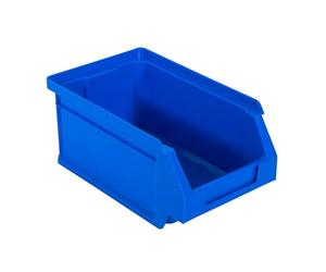 Simon Rack Lot de 5 boîtes à outils, empilables, plastique, 80 x 100 x 95 mm, bleu