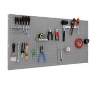 Kit établi mobile Bricolage - 600x900x35 - 1 niveau Gris - SIMON RACK - 8425437082337