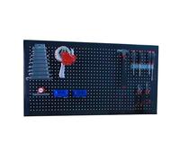 Simon Rack Panneau Mural Perforé Porte Outils, Jeu de 8 crochets, 900x600 mm, Anthracite - Simonwork