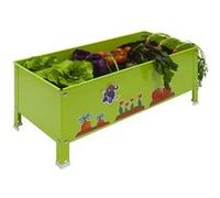 Jardinière Métallique Pour Enfant 60 Litres Kit Simongarden Urban Kid - 410 X 700 X 300 Mm - Vert - G0g100222407031 - S Vert
