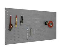 Simon Rack Simonwork Organiseur mural avec 8 crochets, 1500 x 400 mm, gris