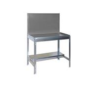 Simon Rack Table de jardin en métal galvanisé/gris 1440 x 900 x 400 mm