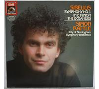 Simon Rattle - EMI Digital - 27 0309 1: Sibelius - Symphony No 1, The Oceanides: Simon Rattle: City of Birmingham Symphony Orchestra: Vinyl LP