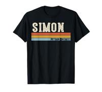 Simon Rétro Vintage Hommes Enfants Garçons Prénom T-Shirt
