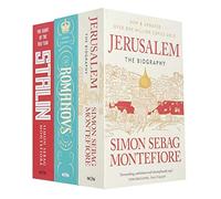 Simon Sebag Montefiore Collection 3 Books Set (The Romanovs 1613-1918, Stalin The Court of the Red Tsar, Jerusalem The Biography)
