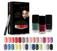 Simon&Tom Set de 28 Vernis à Ongles, Cadeau Parfait Kit x 12ml, Finition professionnelle, Séchage rapide, Parfait pour la Manucure et la Pédicure à domicile, Made in Italy