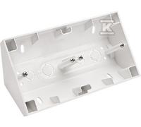 Simon54 DPNR2/11 Boîte saillie angle 2 postes PREMIUM blanche
