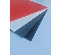 Simona / Röchling Plaque coupé de PVC Rigide 1000 x 495 x 3 mm Rouge