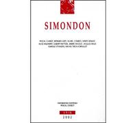 Simondon - Pascal Chabot - Vrin - broché - Biographie