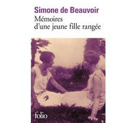 Simone de Beauvoir Memoires d'une jeune fille rangee (Poche)