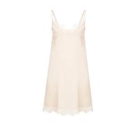Simone Perele Nuisette Femme Satin Secret | Chemise de Nuit Fluide avec Décolleté V et Dentelle | Robe de Nuit Légère et Élégante pour Moment Détente | Coloris Rose Sakura