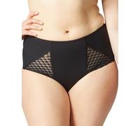 Simone Perele Slip de contrôle Subtil Gaine-Culotte de Taille, Noir, M Femme