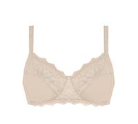 Simone Perele Soutien Gorge sans Armature Grande Taille Structuré - Soutien Gorge Triangle Dentelle et Maille Doublé Coton - Couleur Peau Rosée