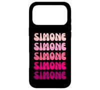 Simone Retro Stack Design Coque pour iPhone 17 Pro Max