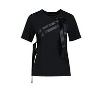 Simone Rocha - Bow Sash Easy T-Shirt - Femme - Tops - Noir - Taille: 36 FR