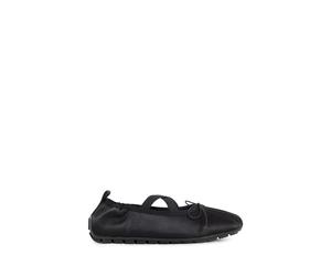Simone Rocha, Femme, Chaussures, Noir, Taille: 40 EU Chaussures Ballerines Grip en Satin Noir