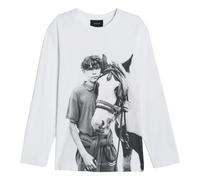 Simone Rocha - T-shirt à manches longues - Femme - Tops - Blanc - Taille: 36 FR