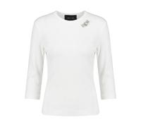 Simone Rocha - Top à Manches Longues Orné - Femme - Tops - Blanc - Taille: 42 FR