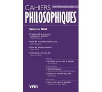 Simone Weil (Cahiers Philosophiques, n° 171 4/2022)