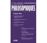 Simone Weil - Martin Dumont - Vrin - broché - Revue