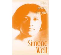 Simone weil : une pensee par jour - Simone Weil - Mediaspaul - broché - Essai