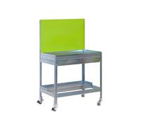 SIMONGARDEN BT2 BOX DE TRAVAIL AVEC ROUES 900x400 VERT/GALVA